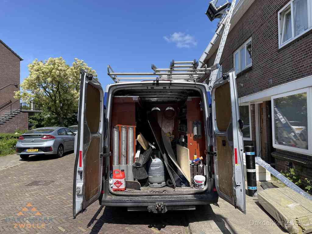 Dakdekker Bedrijfsbus Gereedschap Zwolle