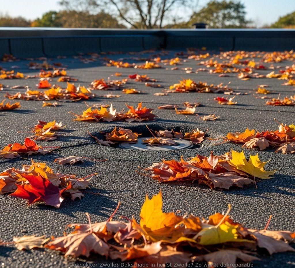 Dakschade In Herfst Zwolle
